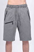 Luda - Triple Zipper Grey Shorts